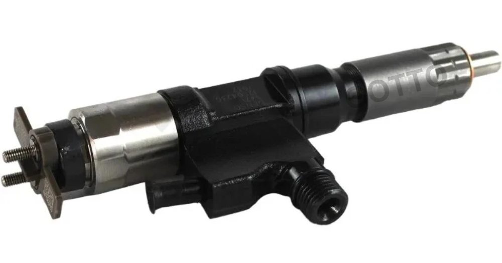 Bench testing the Denso 095000-6366 common rail injector for Isuzu 4HK1